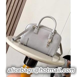 Promotional Loewe Amazona 23 Small Top Handle Bag in soft grained calfskin L5007 Light Grey 2024