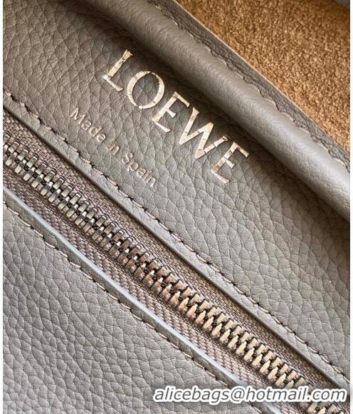 Promotional Loewe Amazona 23 Small Top Handle Bag in soft grained calfskin L5007 Light Grey 2024