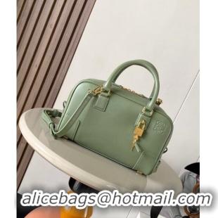 Good Looking Loewe Amazona 23 Small Top Handle Bag in Nappa Calfskin L5007 Avocado Green 2024