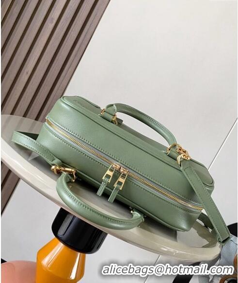 Good Looking Loewe Amazona 23 Small Top Handle Bag in Nappa Calfskin L5007 Avocado Green 2024