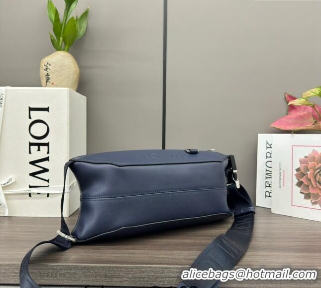 Buy Fashionable Loewe Convertible Sling Shoulder Bag in classic calfskin 262243 Abyss Blue 2024