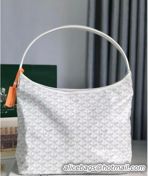 Buy Fashionable Goyard Boheme Hobo Bag with Pink Heart 020223 White 2024