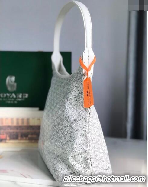 Buy Fashionable Goyard Boheme Hobo Bag with Pink Heart 020223 White 2024