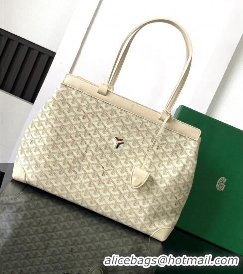 Top Grade Goyard Bellechasse Biaude Tote PM Bag 00322 Sand Beige 2024