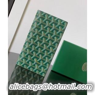 Buy Discount Goyard Richelieu Wallet 3310 Green 2024