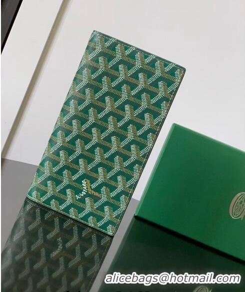 Buy Discount Goyard Richelieu Wallet 3310 Green 2024