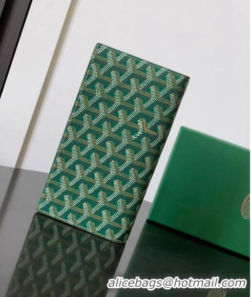 Buy Discount Goyard Richelieu Wallet 3310 Green 2024