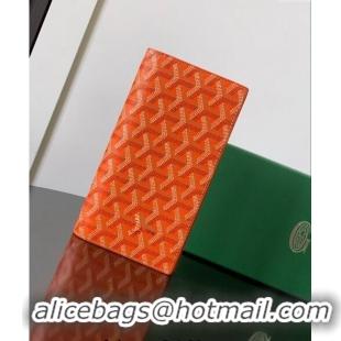 Most Popular Goyard Richelieu Wallet 3310 Orange 2024