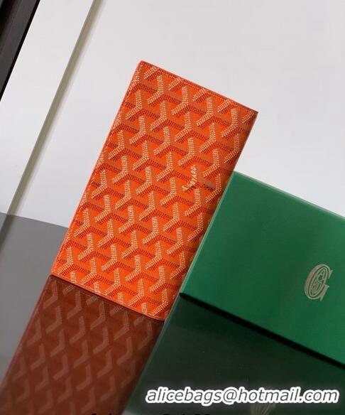 Most Popular Goyard Richelieu Wallet 3310 Orange 2024