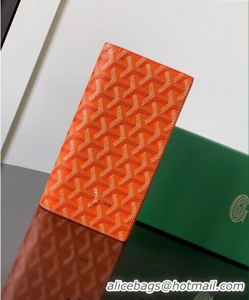 Most Popular Goyard Richelieu Wallet 3310 Orange 2024