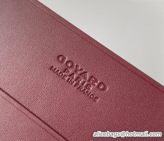 Luxurious Goyard Richelieu Wallet 3310 Burgundy 2024