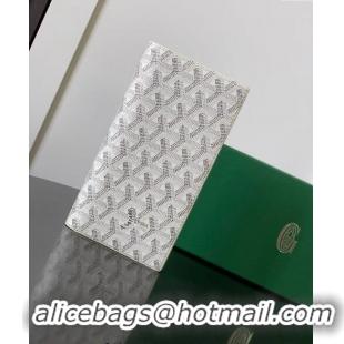 Top Grade Goyard Richelieu Wallet 3310 White 2024