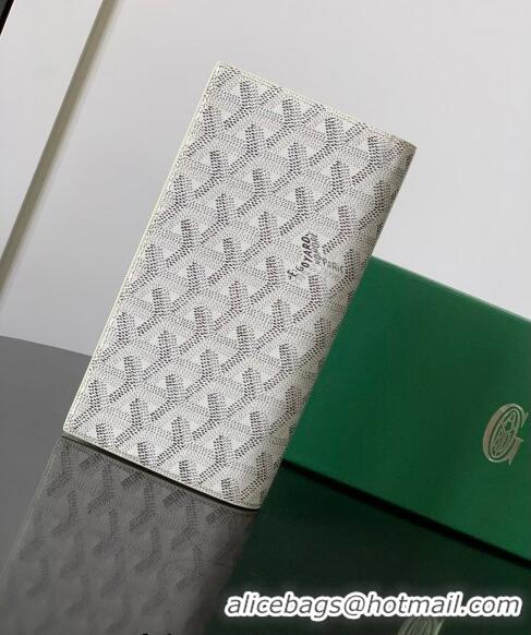 Top Grade Goyard Richelieu Wallet 3310 White 2024