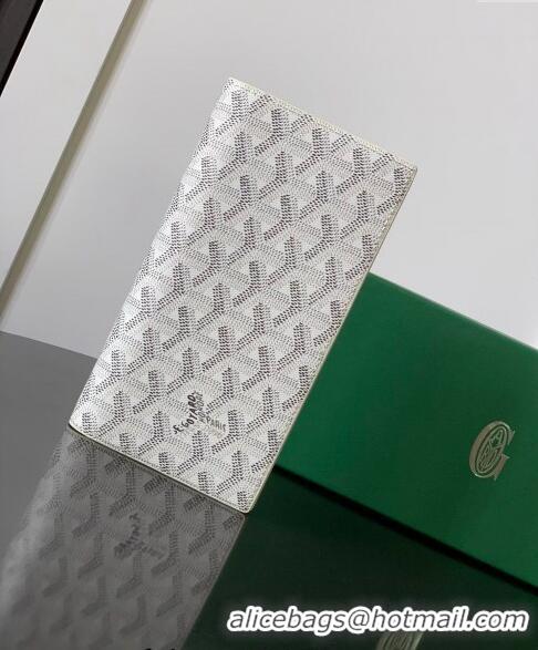 Top Grade Goyard Richelieu Wallet 3310 White 2024