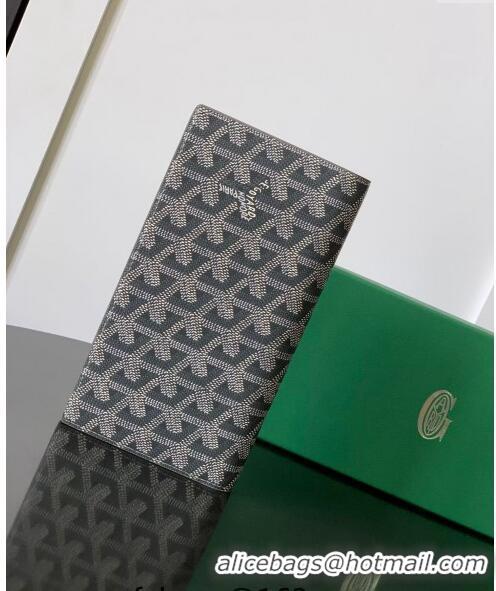 Pretty Style Goyard Richelieu Wallet 3310 Dark Grey 2024