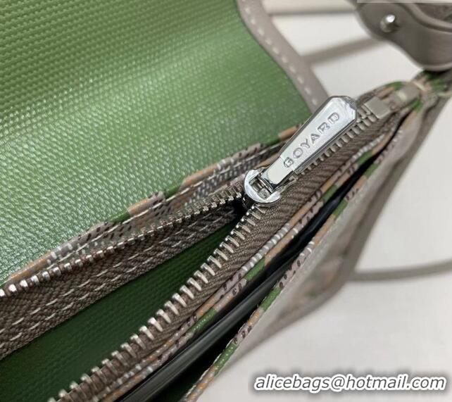 Best Price Goyard Plumet Pocket Wallet Mini Bag GY8015 Khaki Green 2024