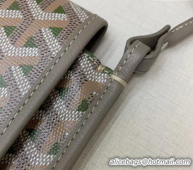 Best Price Goyard Plumet Pocket Wallet Mini Bag GY8015 Khaki Green 2024