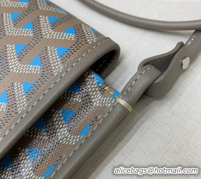 Trendy Design Goyard Plumet Pocket Wallet Mini Bag GY8015 Turquoise Blue 2024