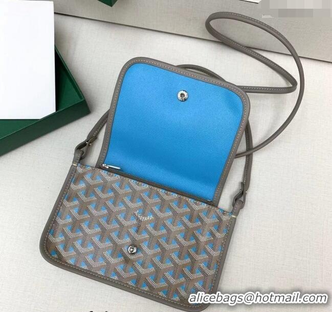 Trendy Design Goyard Plumet Pocket Wallet Mini Bag GY8015 Turquoise Blue 2024