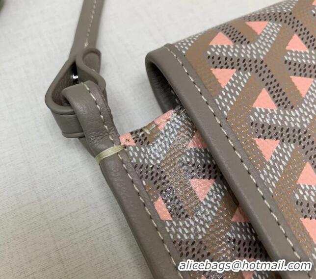 Good Taste Goyard Plumet Pocket Wallet Mini Bag GY8015 Powder Pink 2024