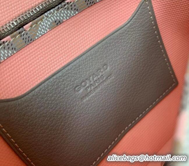 Good Taste Goyard Plumet Pocket Wallet Mini Bag GY8015 Powder Pink 2024