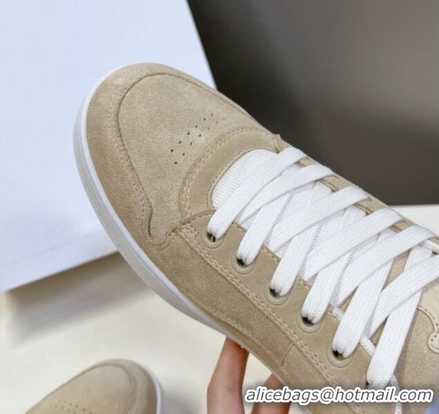 Discount Celine Suede Sneakers Beige 719085