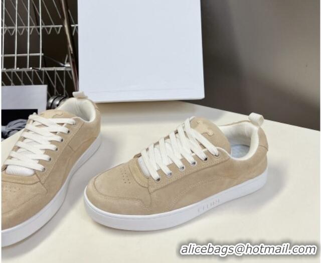 Discount Celine Suede Sneakers Beige 719085