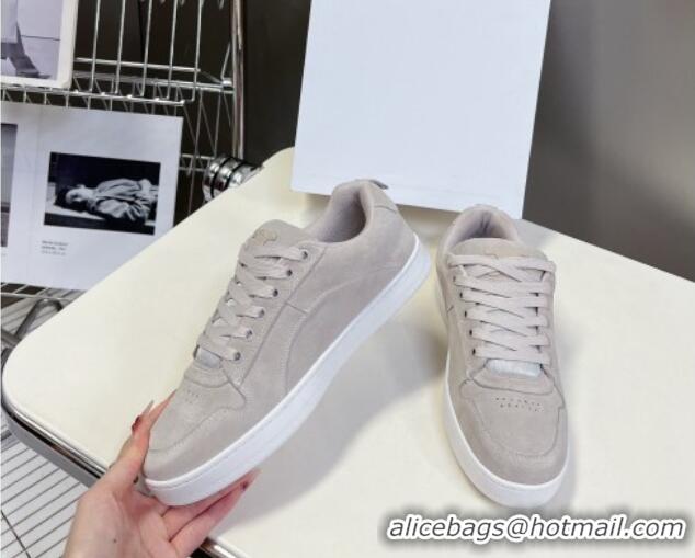 Good Quality Celine Suede Sneakers Grey 719087