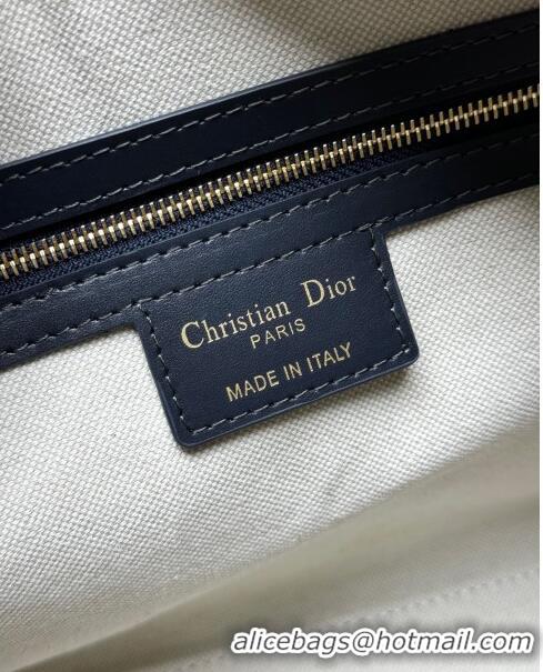 Luxury Classic Dior Groove 25 Mini Boston Bag in Blue Oblique Jacquard CD5115 2024