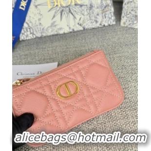 Market Sells Dior 30 Montaigne Glycine Key Pouch in Grained Calfskin CD5120 Pale Pink 2024