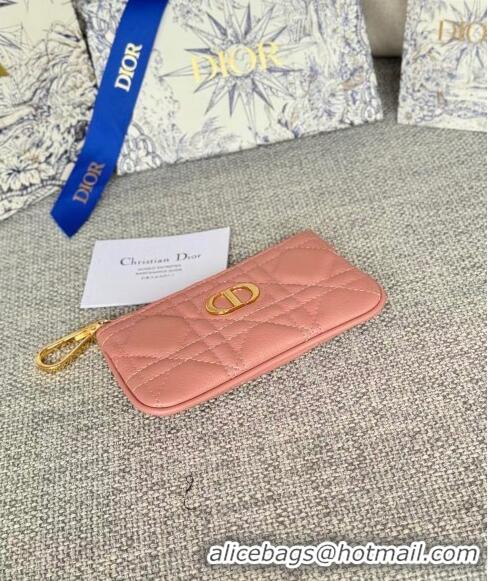 Market Sells Dior 30 Montaigne Glycine Key Pouch in Grained Calfskin CD5120 Pale Pink 2024