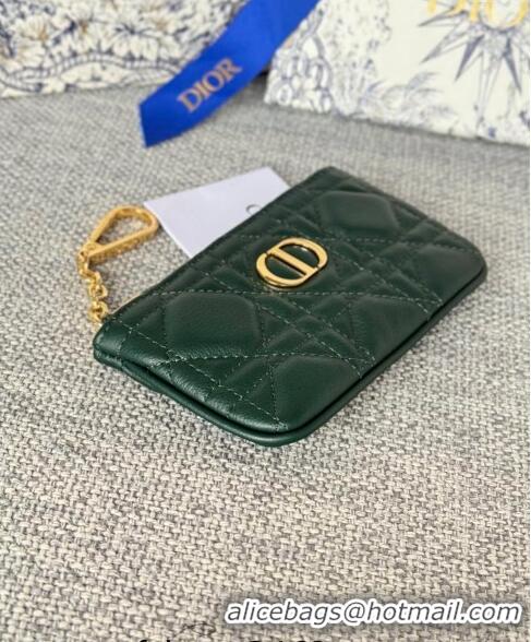 Buy Classic Dior 30 Montaigne Glycine Key Pouch in Grained Calfskin CD5120 Green 2024