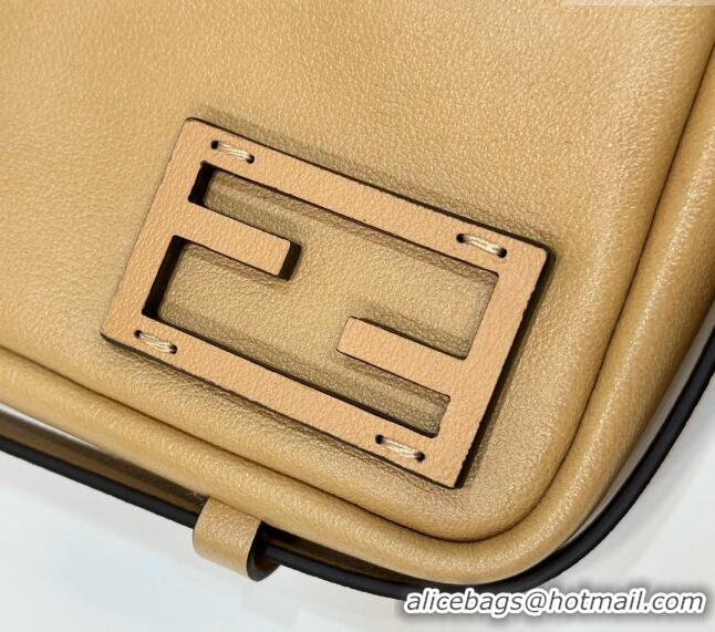 Spot Bulk Fendi Simply Mini Hobo bag in leather 8662S Beige 2024