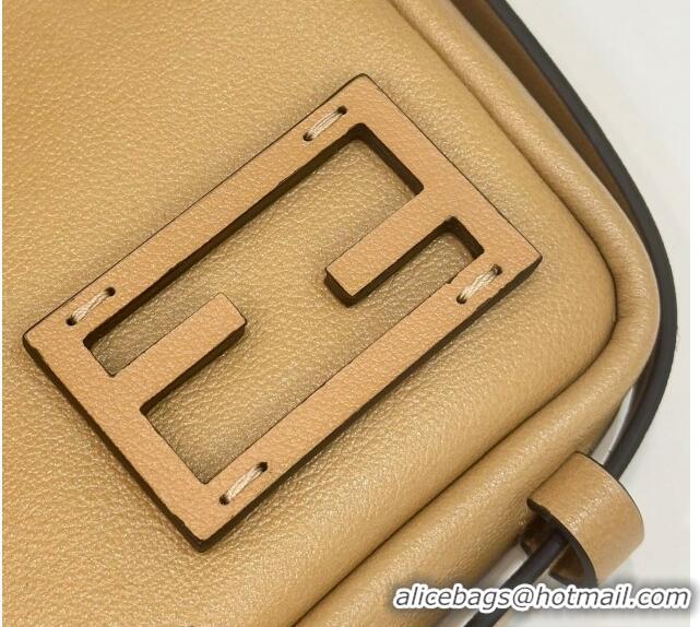 Buy Discount Fendi Simply Medium Hobo bag in leather 8662L Beige 2024