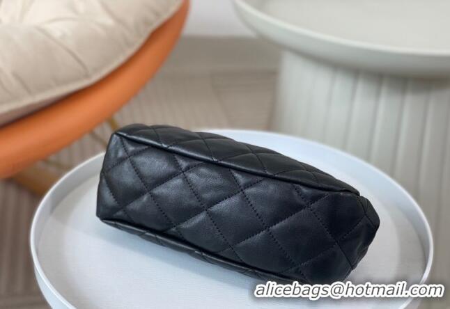 Grade Quality Chanel Lambskin Clutch with Chain AS4717 Black 2024