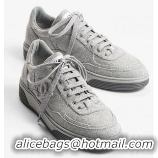 ​Top Quality Chanel Trainers Wool With Mixed Fibres G46011 Light Grey