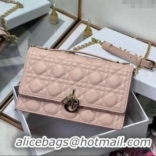 Traditional Specials Dior My Dior Top Handle Bag in Latte Cannage Lambskin 8807 Pink 2024