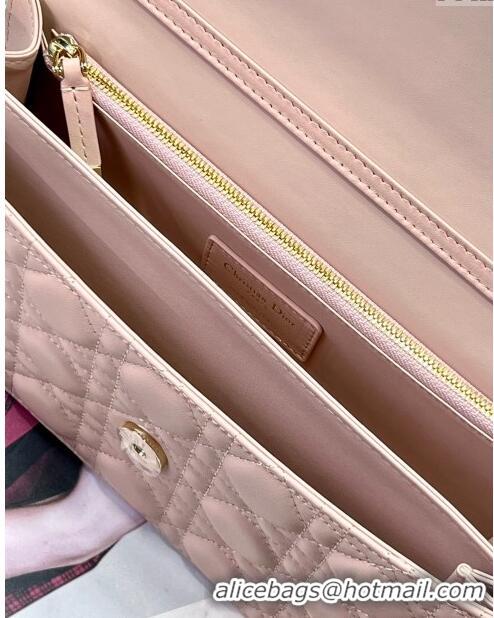 Traditional Specials Dior My Dior Top Handle Bag in Latte Cannage Lambskin 8807 Pink 2024