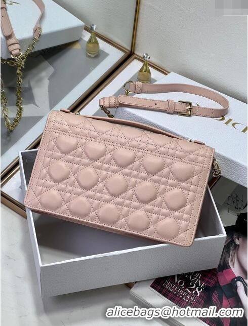 Traditional Specials Dior My Dior Top Handle Bag in Latte Cannage Lambskin 8807 Pink 2024