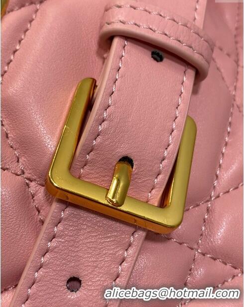 Promotional Dior Medium Dior Nolita Bag in Macrocannage Lambskin CD1424 Pink 2024