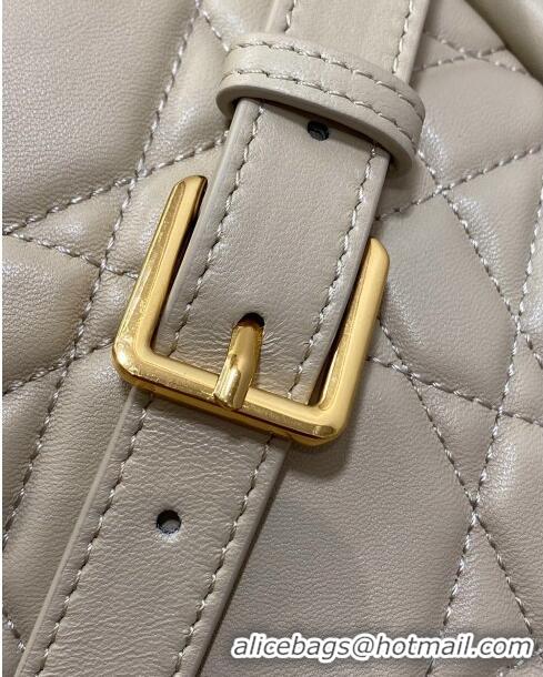 Best Price Dior Medium Dior Nolita Bag in Macrocannage Lambskin CD1424 Beige 2024