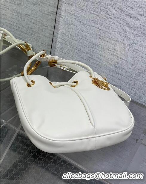 Discount Fashion Dior Dioriviera Medium Dior Nolita Bag in Calfskin CD1427 White 2024