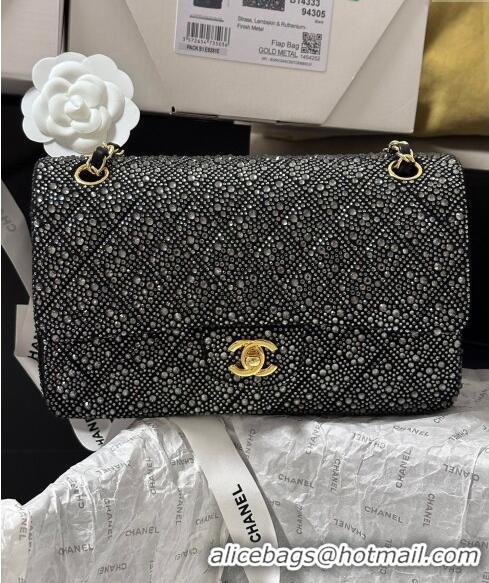 Trendy Design Chanel Classic Medium Flap Bag with Strass A01112 Black 2024