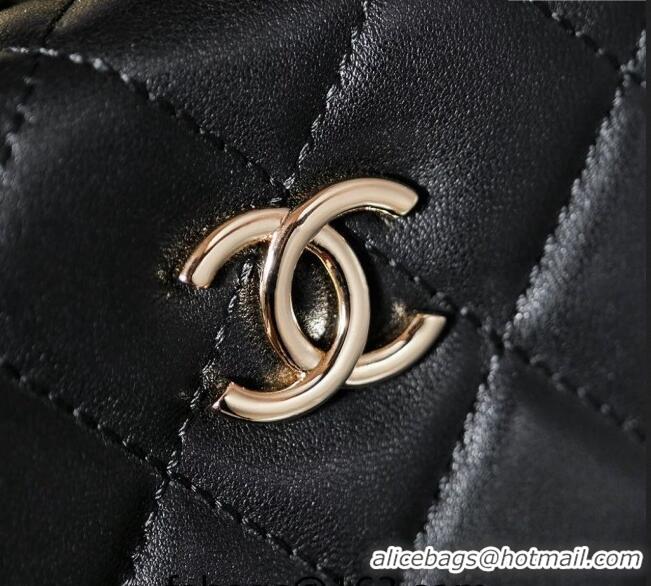 Best Price Chanel Lambskin Vanity Case Bag 2025A Black