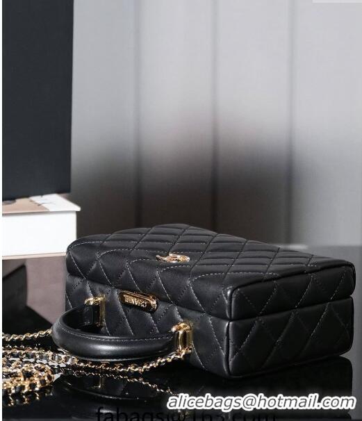 Best Price Chanel Lambskin Vanity Case Bag 2025A Black