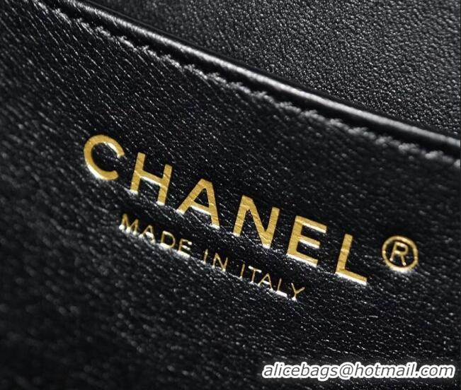 Best Price Chanel Lambskin Vanity Case Bag 2025A Black