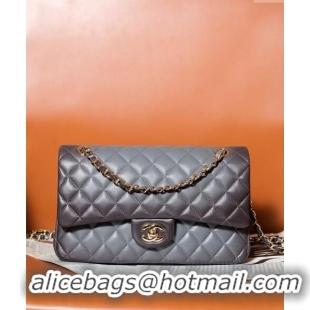 Luxurious Chanel Gradient Lambskin Classic 11.12 Flap Bag A01112 Grey 2024