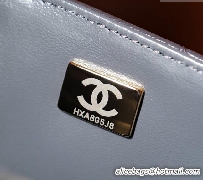 Low Cost Chanel Gradient Lambskin Classic Mini Flap Bag A69900 Grey 2024