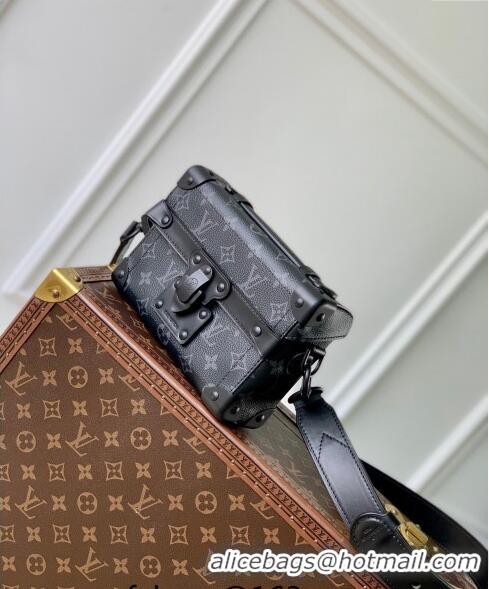 Best Price Louis Vuitton Men's Soul Trunk Mini bag in Black Monogram Eclipse Canvas M11743 2024