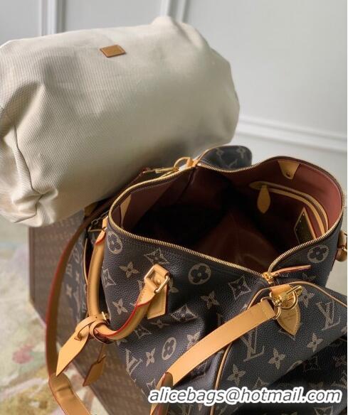 Grade Quality Louis Vuitton Speedy P9 Bandouliere 50 Travel Bag in Soft calfskin M46962 Monogram 2024